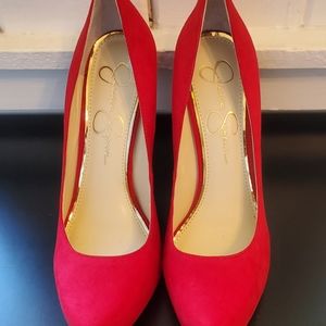 New cherry red jessicca simpson heels 7.5
